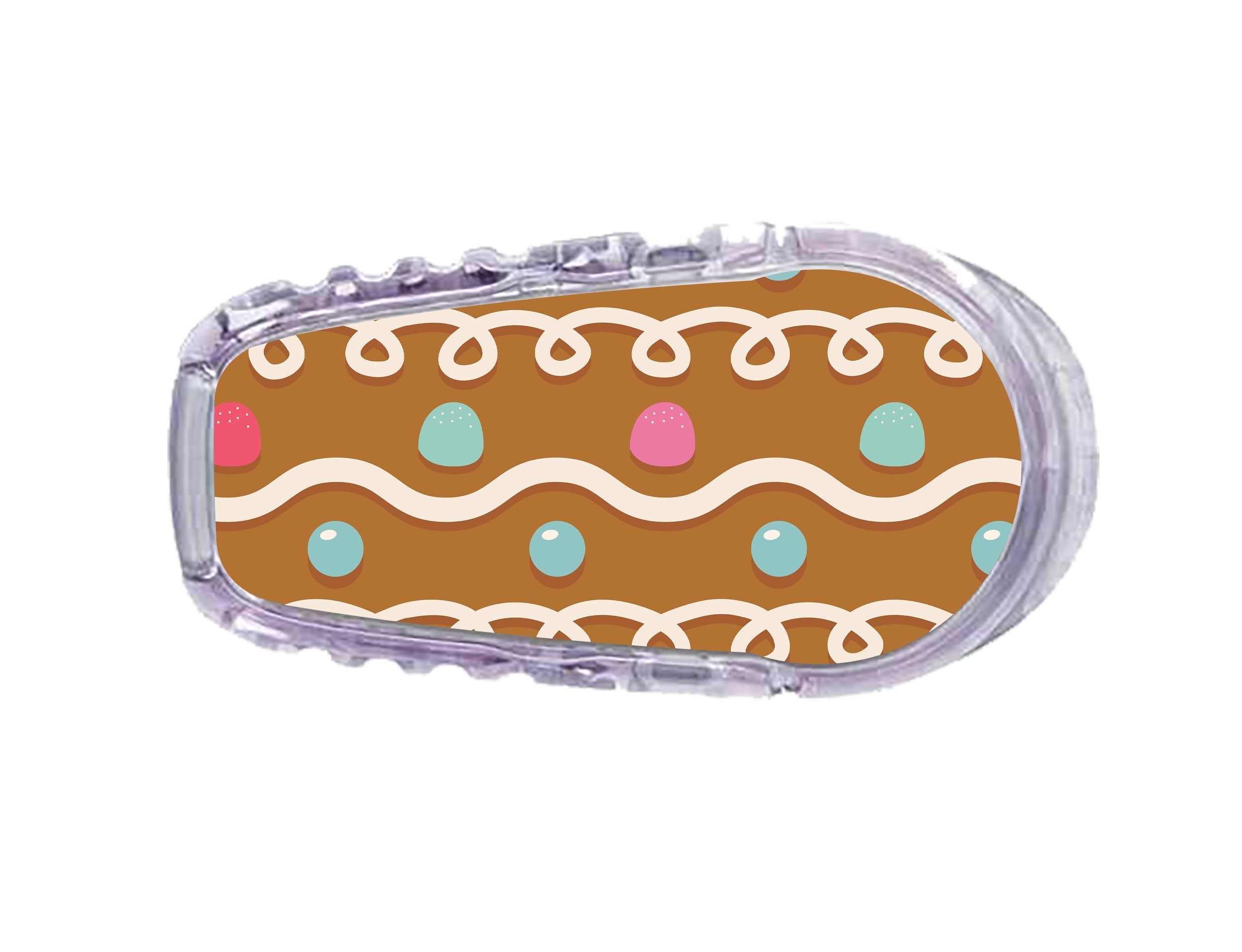 Gingerbread Sticker for Dexcom G6 Transmitter Sticker Gingerbread Sticker for Dexcom G6 Transmitter Sticker