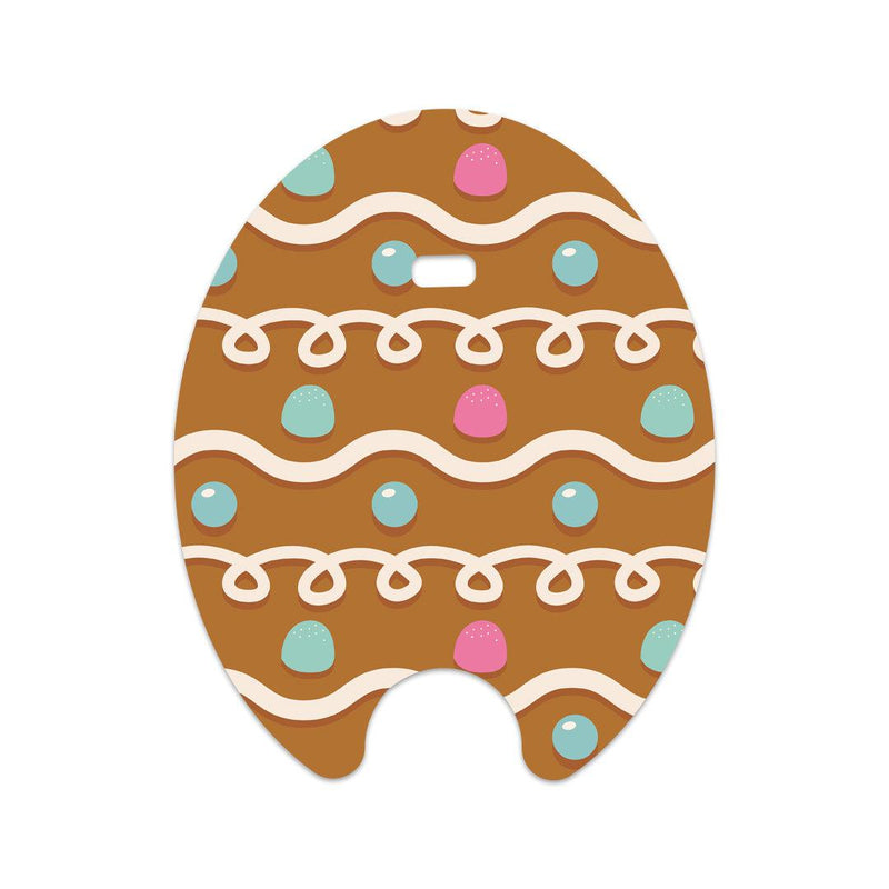 Gingerbread Sticker for Eversense Smart Transmitter Gingerbread Sticker for Eversense Smart Transmitter