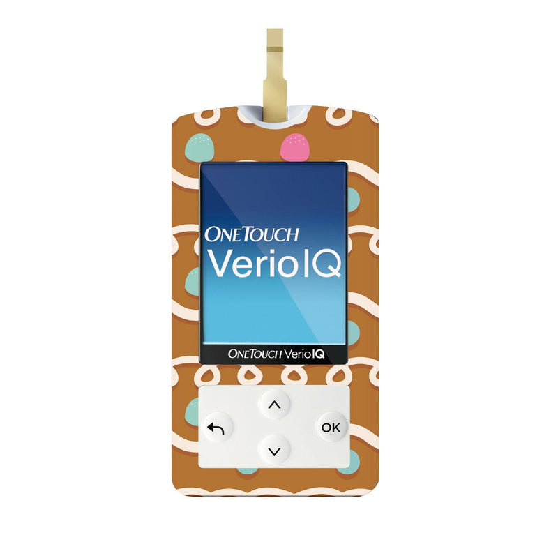 Gingerbread Sticker for OneTouch Verio IQ Glucometer Gingerbread Sticker for OneTouch Verio IQ Glucometer