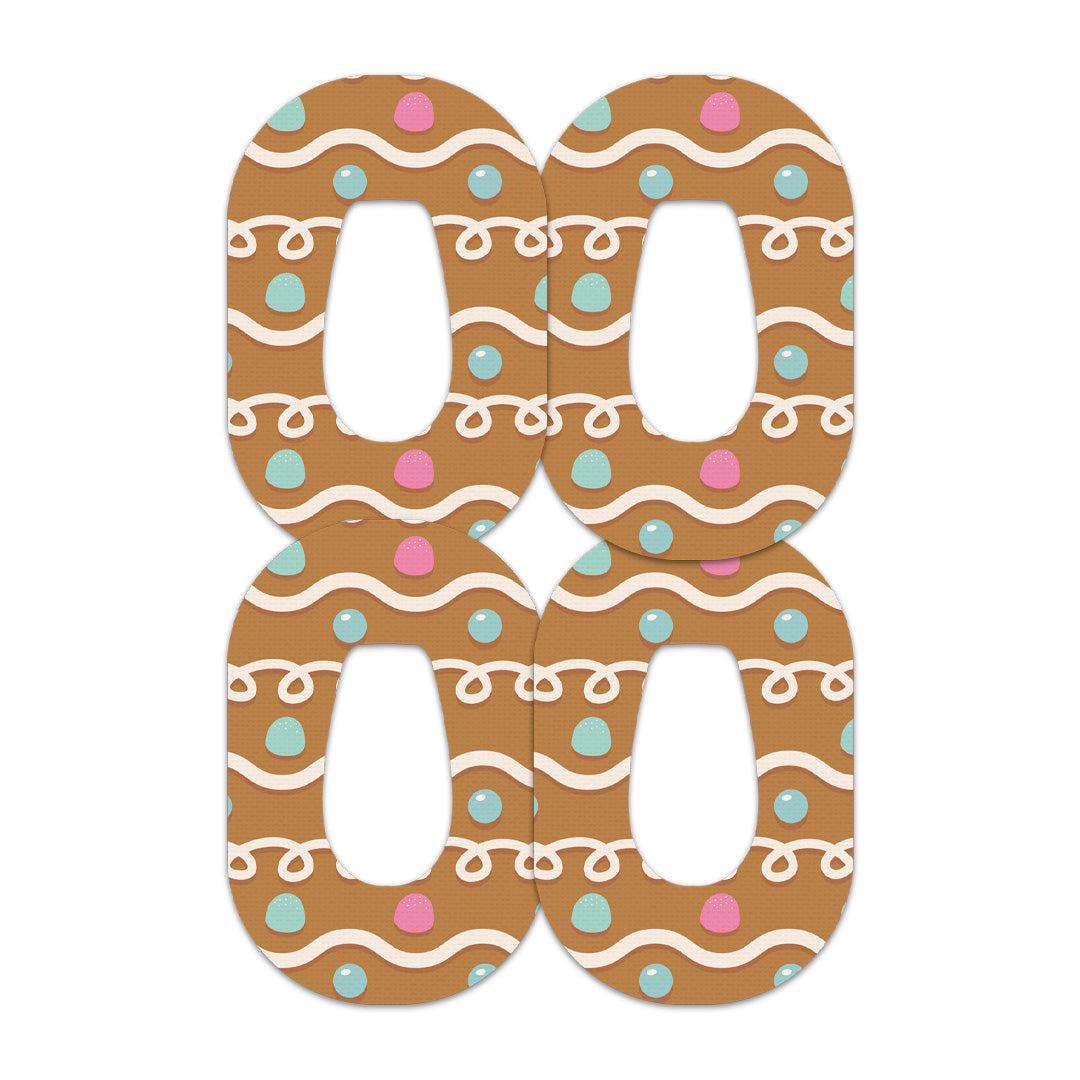 Gingerbread Dexcom G6 Patch Tape - Pump Peelz Gingerbread Dexcom G6 Patch Tape - Pump Peelz