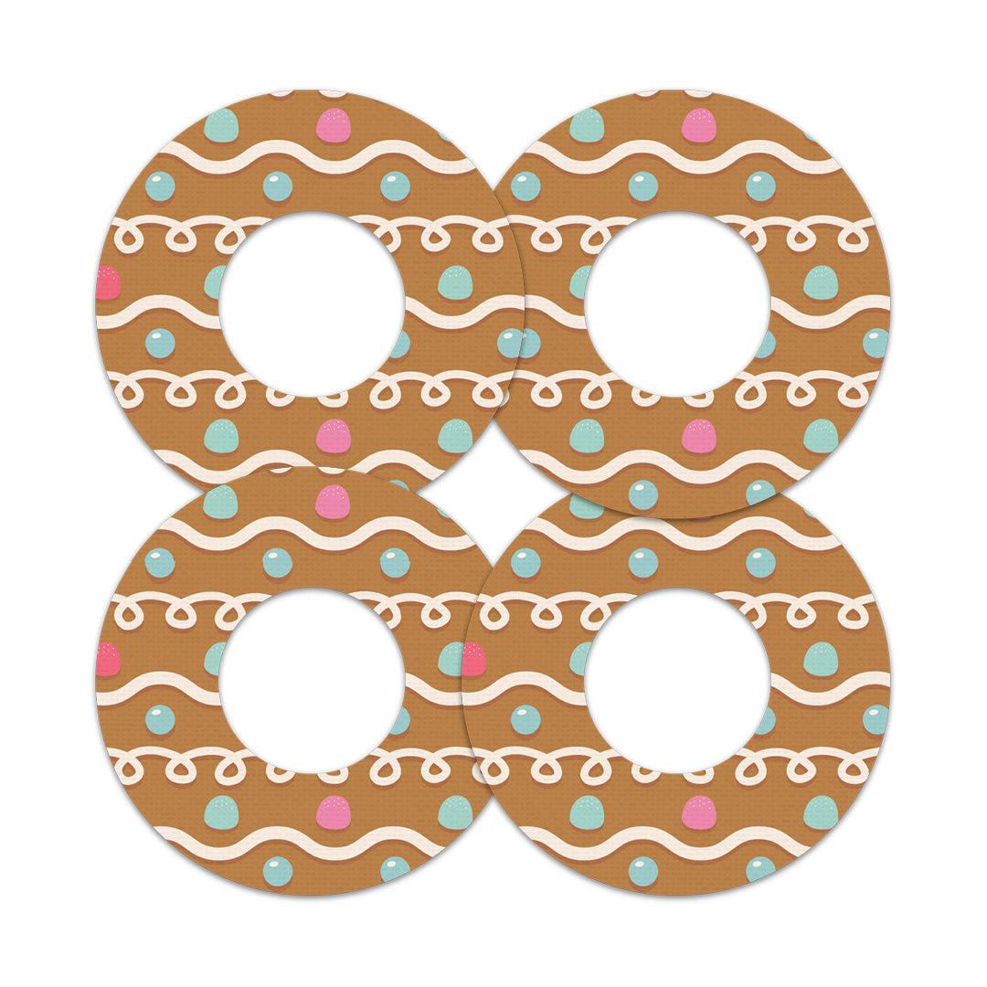 Gingerbread Freestyle Libre 2 Patch Tape - Pump Peelz Gingerbread Freestyle Libre 2 Patch Tape - Pump Peelz
