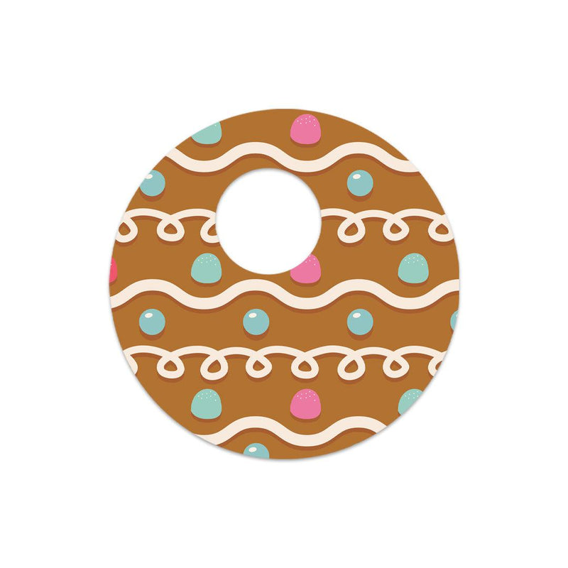 Gingerbread Sticker Designed for the FreeStyle Libre 3 Plus & Lingo Sensor Gingerbread Sticker Designed for the FreeStyle Libre 3 Plus & Lingo Sensor