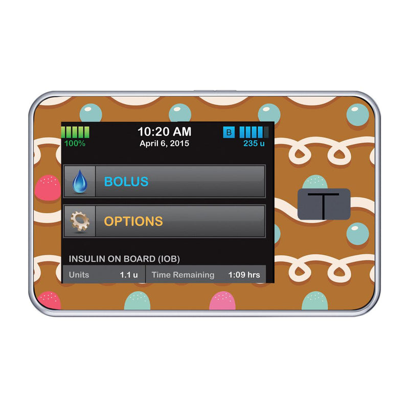 Gingerbread Sticker for Tandem t:slim Gingerbread Sticker for Tandem t:slim