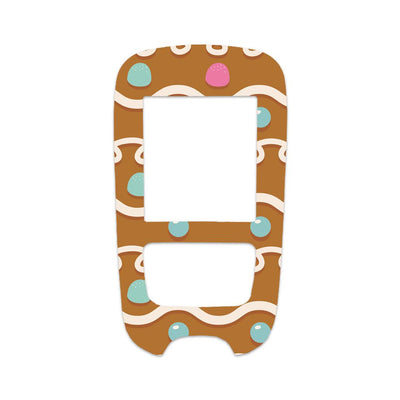 Gingerbread Sticker for the Accu-Chek Guide Glucometer Gingerbread Sticker for the Accu-Chek Guide Glucometer