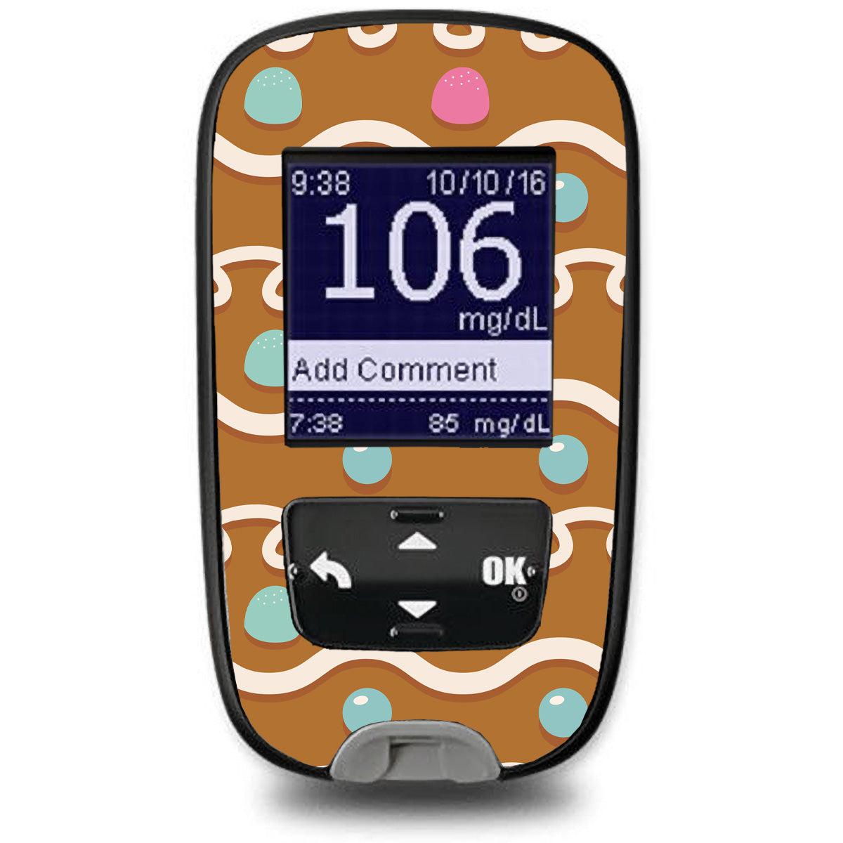 Gingerbread Sticker for the Accu-Chek Guide Glucometer Gingerbread Sticker for the Accu-Chek Guide Glucometer