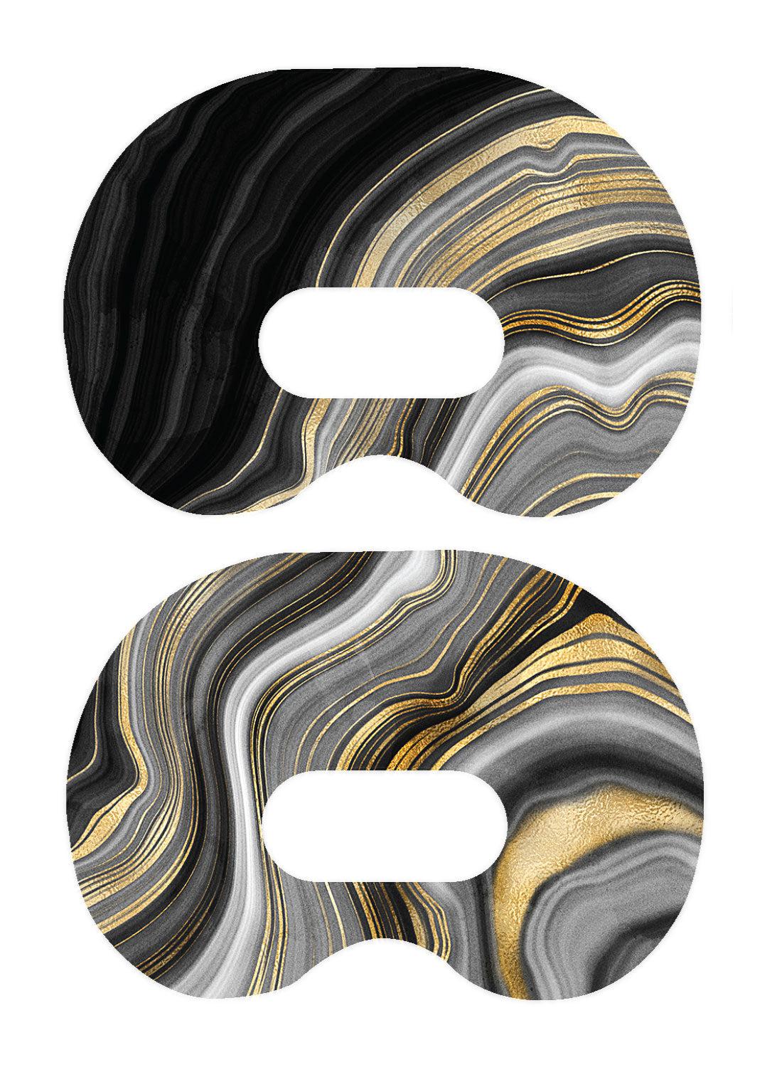 Gold Marble Medtronic Guardian Connect Patch Tape - Pump Peelz Gold Marble Medtronic Guardian Connect Patch Tape - Pump Peelz