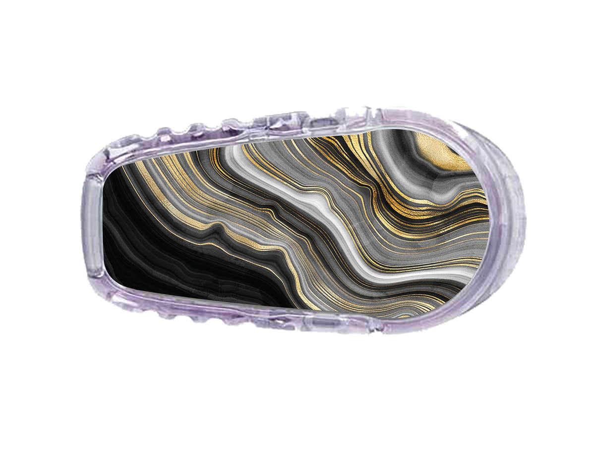 Gold Marble Sticker Designed for the DEXCOM Transmitter Gold Marble Sticker Designed for the DEXCOM Transmitter