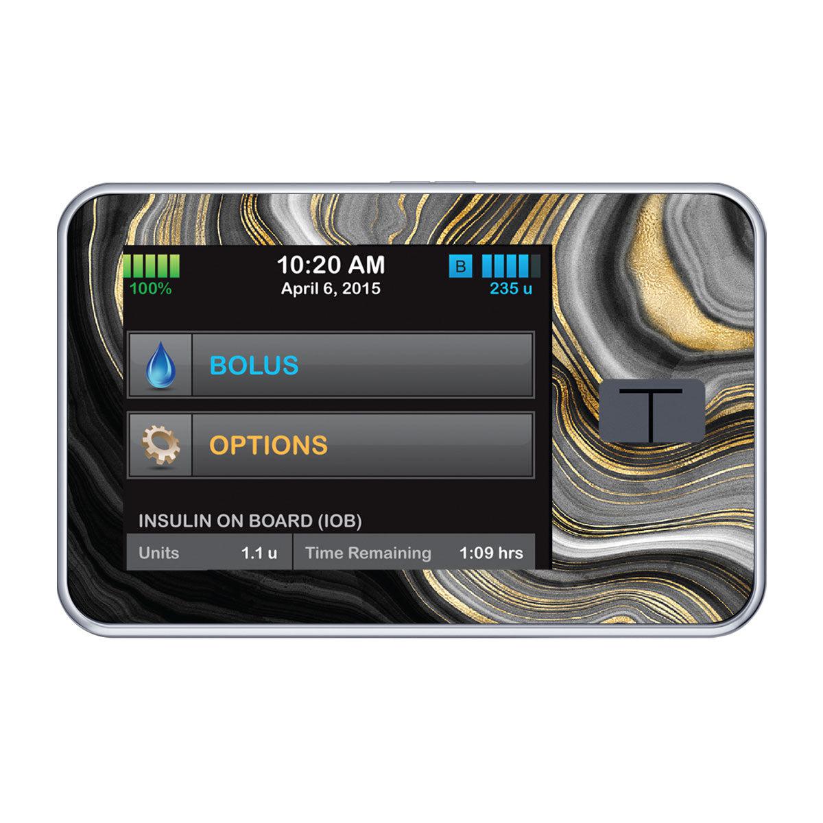 Gold Marble Sticker for Tandem t:slim Gold Marble Sticker for Tandem t:slim