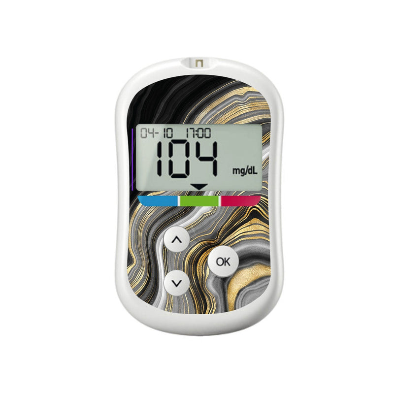 Gold Marble for OneTouch Verio Flex Glucometer Gold Marble for OneTouch Verio Flex Glucometer