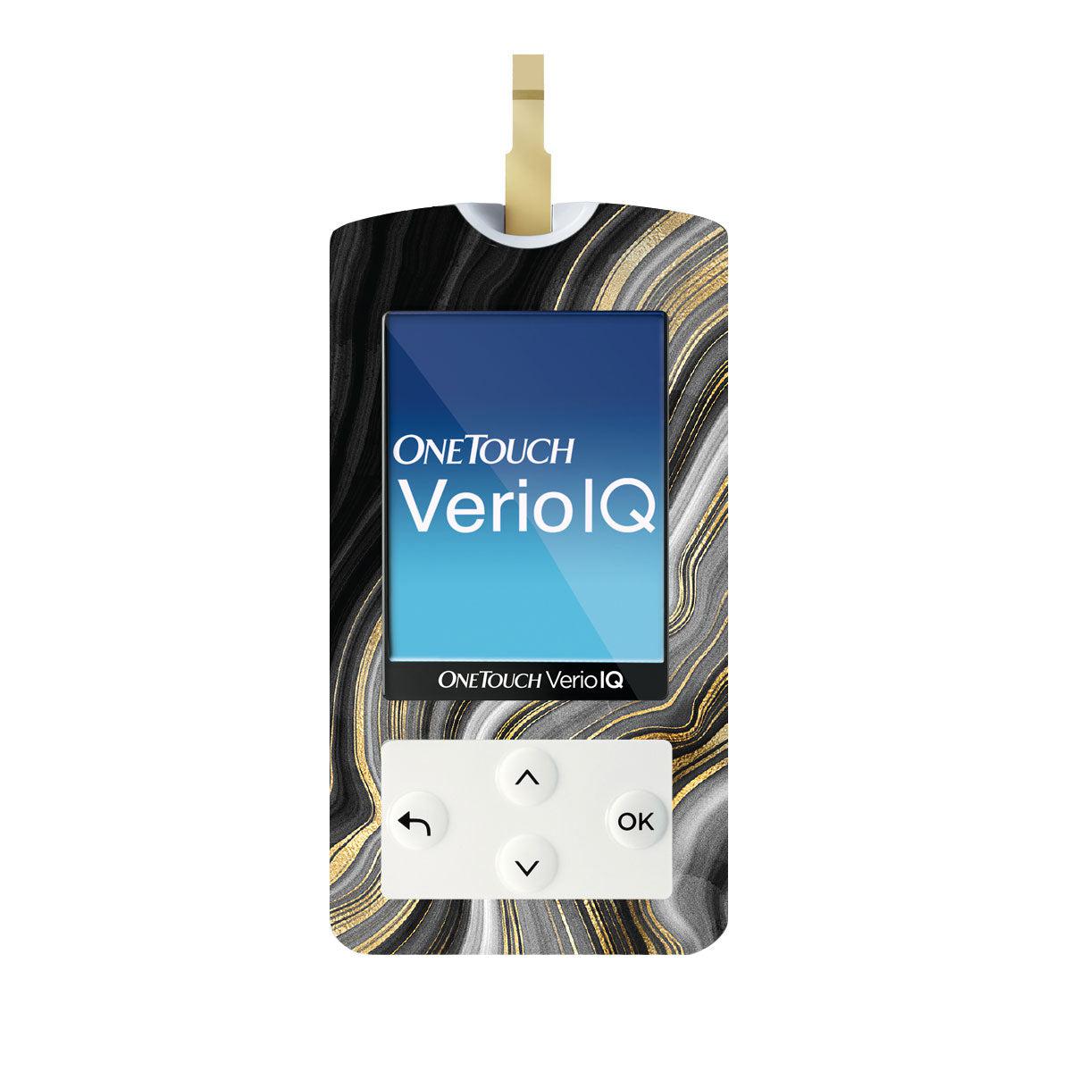 Gold Marble for OneTouch Verio IQ Glucometer Gold Marble for OneTouch Verio IQ Glucometer