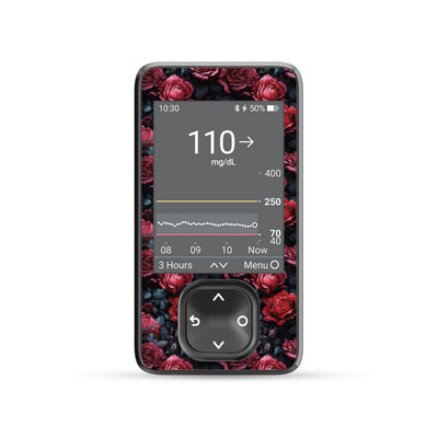 Gothic Roses DEXCOM G7 and Stelo and G6 Touchscreen Receiver Sticker Gothic Roses DEXCOM G7 and Stelo and G6 Touchscreen Receiver Sticker