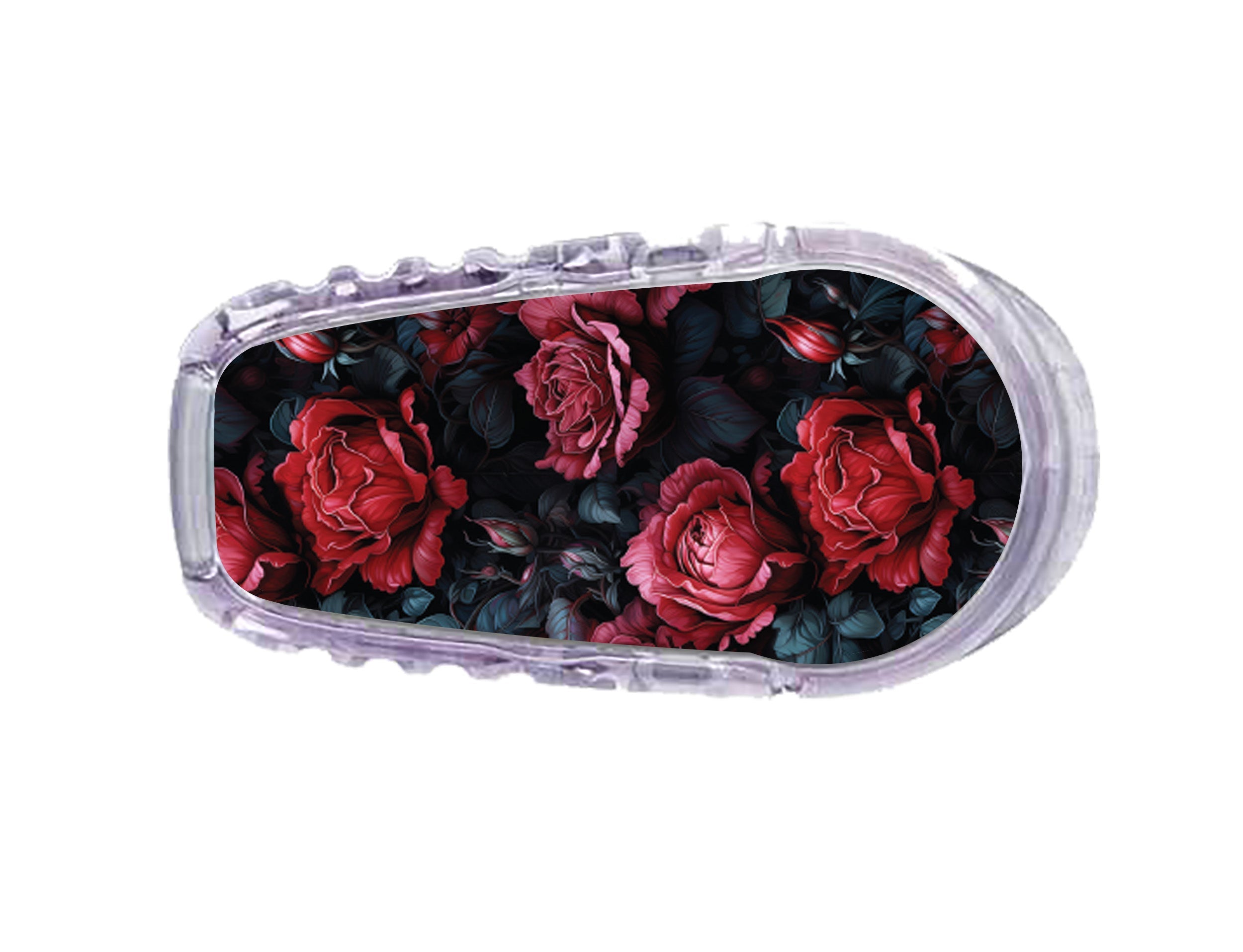 Gothic Roses Dexcom G6 Transmitter Sticker Gothic Roses Dexcom G6 Transmitter Sticker