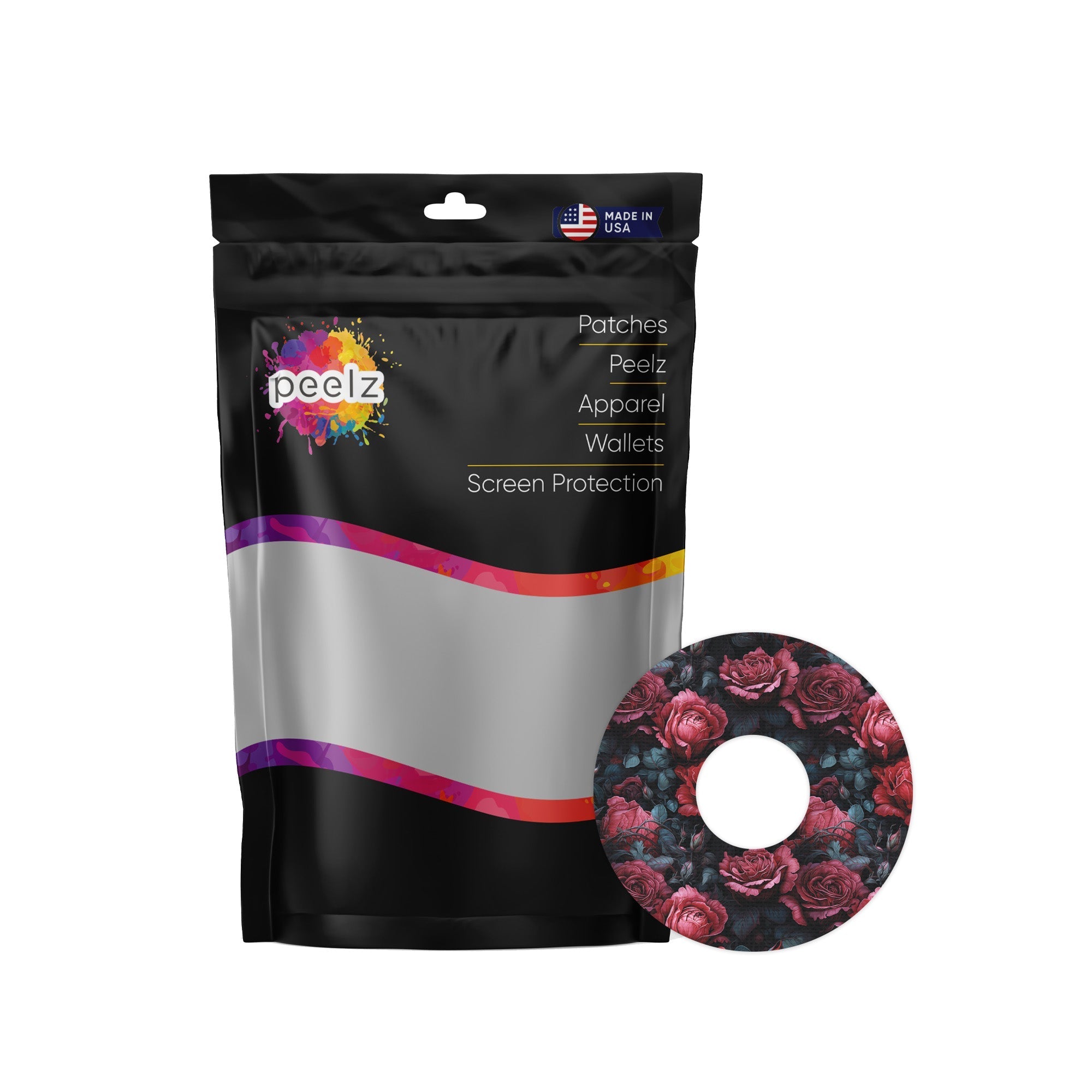 Gothic Roses Patch Tape Designed for the FreeStyle Libre 3 Plus & Lingo Gothic Roses Patch Tape Designed for the FreeStyle Libre 3 Plus & Lingo