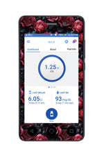 Gothic Roses Sticker for Omnipod DASH® PDM – Pump Peelz Gothic Roses Sticker for Omnipod DASH® PDM – Pump Peelz