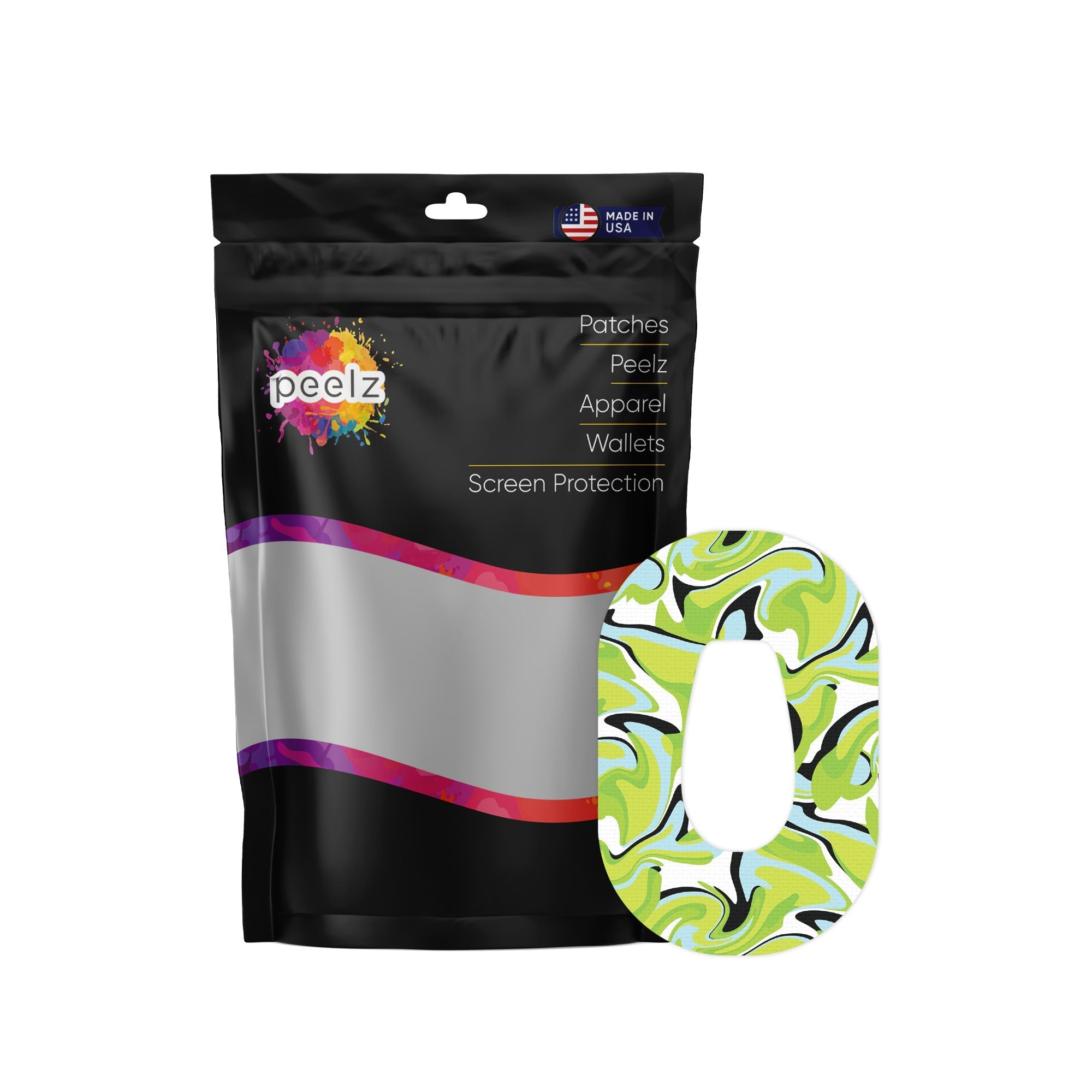 Green Flow Dexcom G6 Patch Tape - Pump Peelz Green Flow Dexcom G6 Patch Tape - Pump Peelz