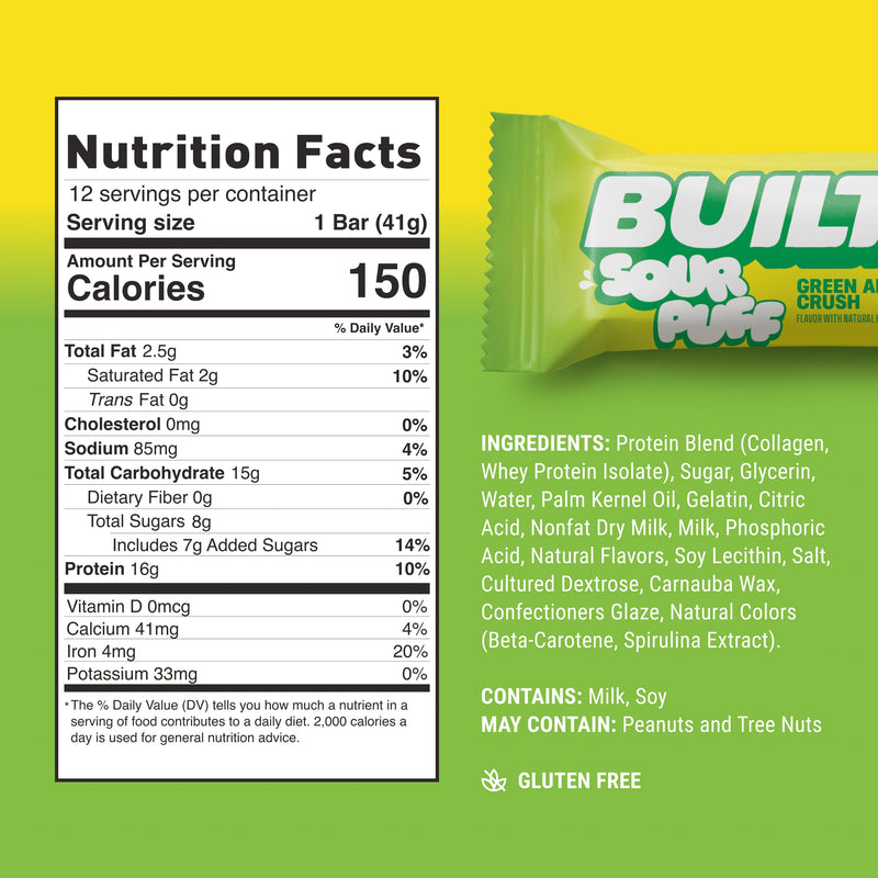 Built Puff Bars 12ct. Sour Puff Variety Box Built Puff Bars 12ct. Sour Puff Variety Box