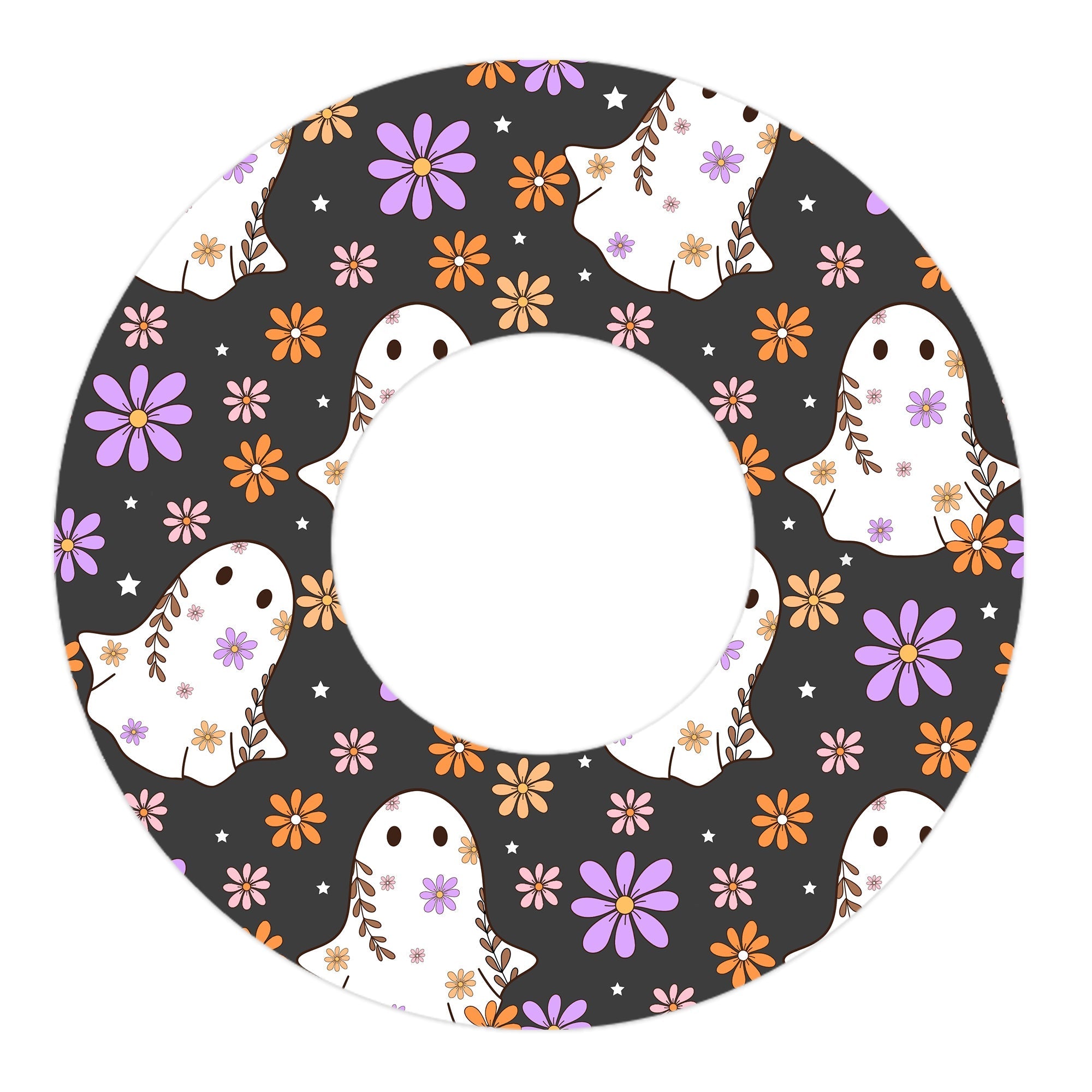 Groovy Ghosts Freestyle Libre 2 Patch Tape - Pump Peelz Groovy Ghosts Freestyle Libre 2 Patch Tape - Pump Peelz