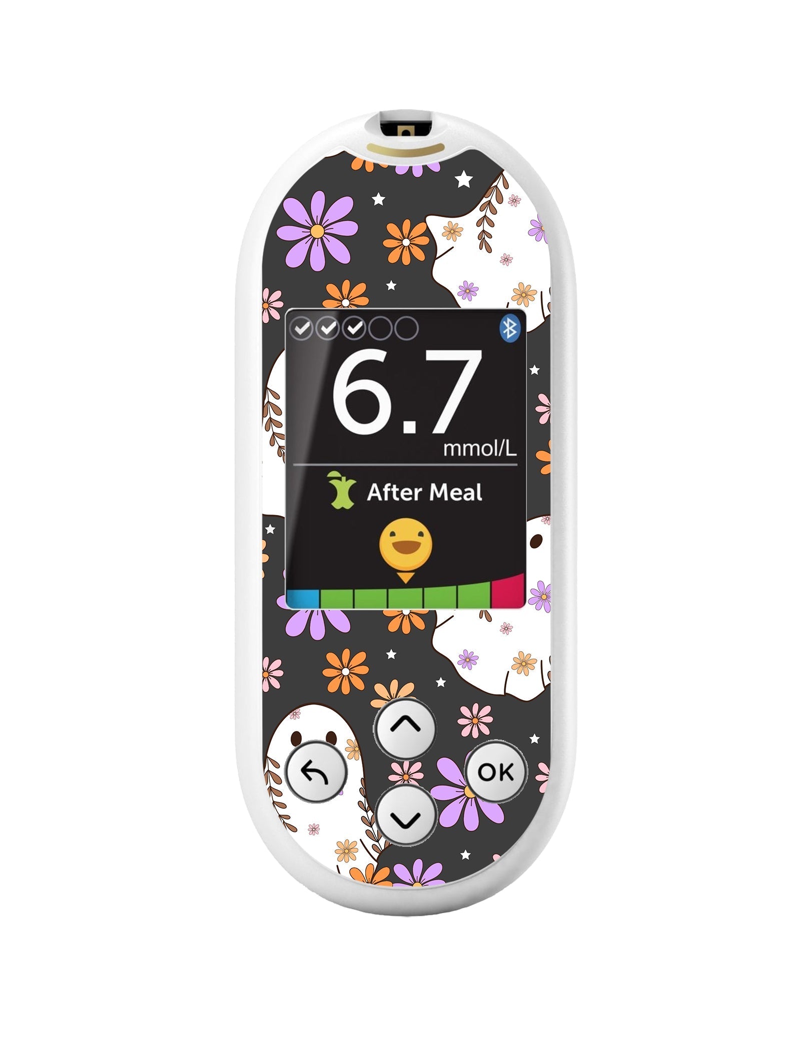 Groovy Ghosts for OneTouch Verio Reflect Glucometer Groovy Ghosts for OneTouch Verio Reflect Glucometer