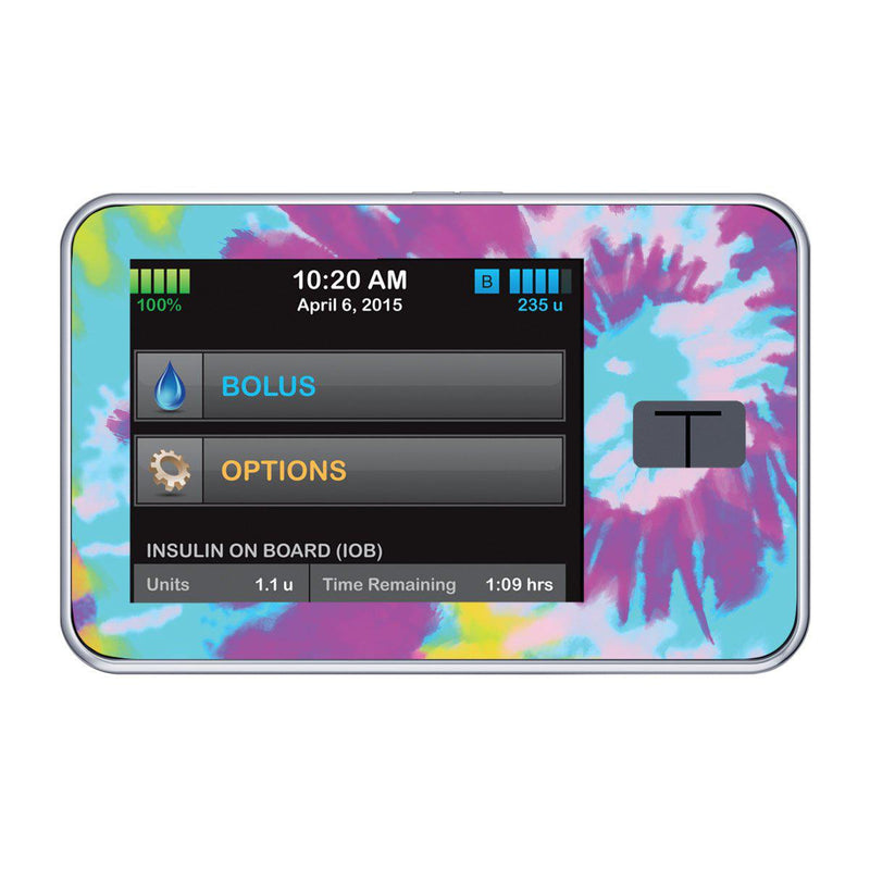 Groovy Tie-Dye Sticker for Tandem t:slim Groovy Tie-Dye Sticker for Tandem t:slim