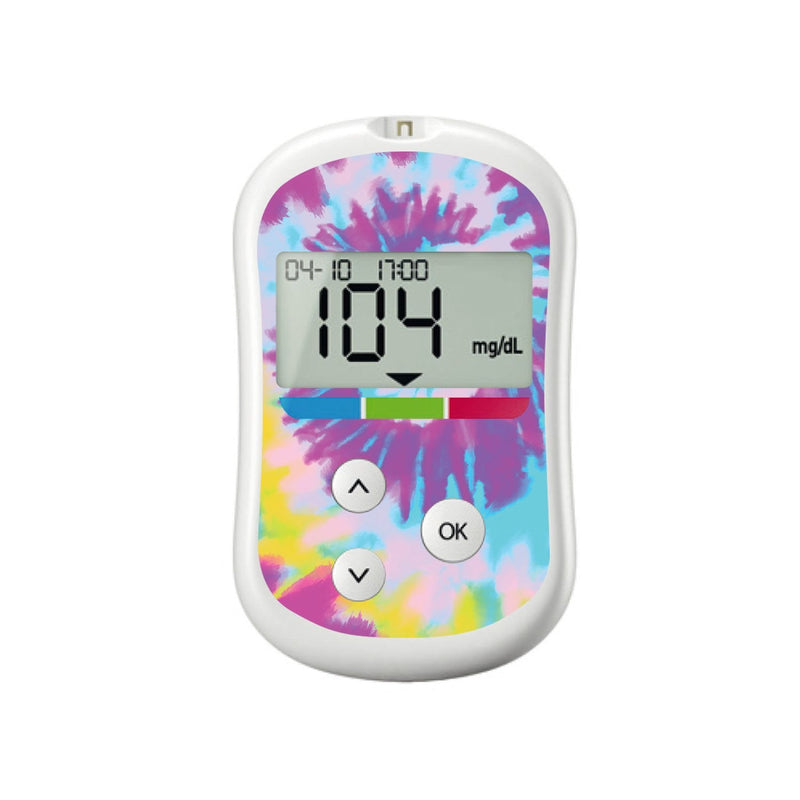 Groovy Tie-Dye for OneTouch Verio Flex Glucometer Groovy Tie-Dye for OneTouch Verio Flex Glucometer
