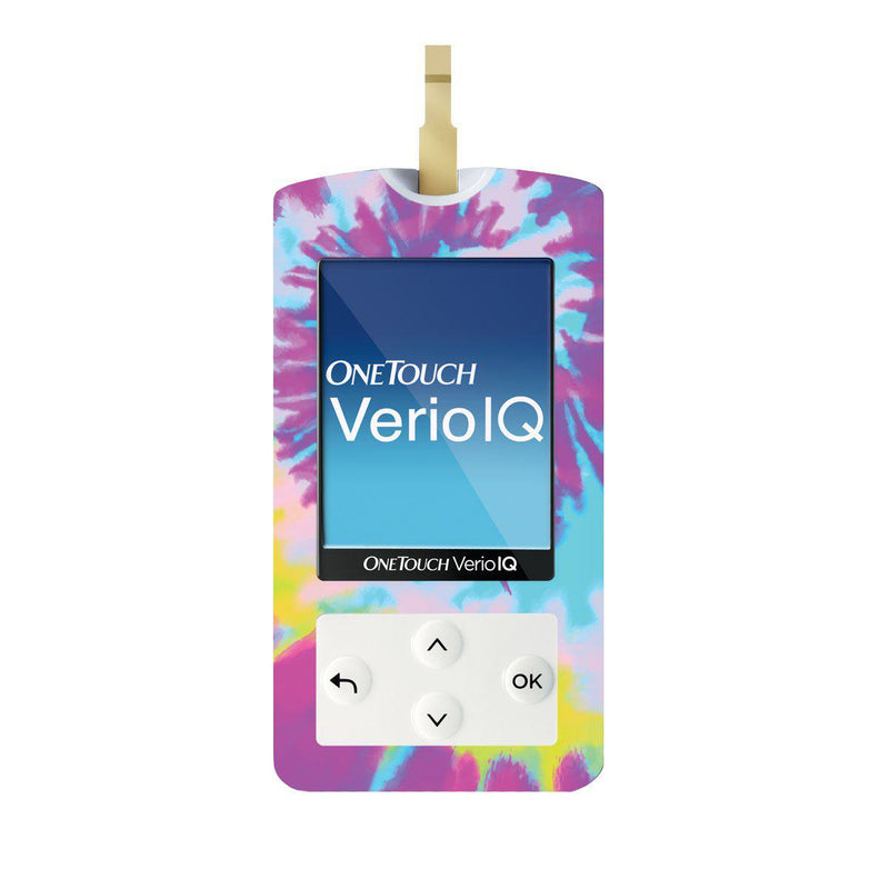 Groovy Tie-Dye for OneTouch Verio IQ Glucometer Groovy Tie-Dye for OneTouch Verio IQ Glucometer