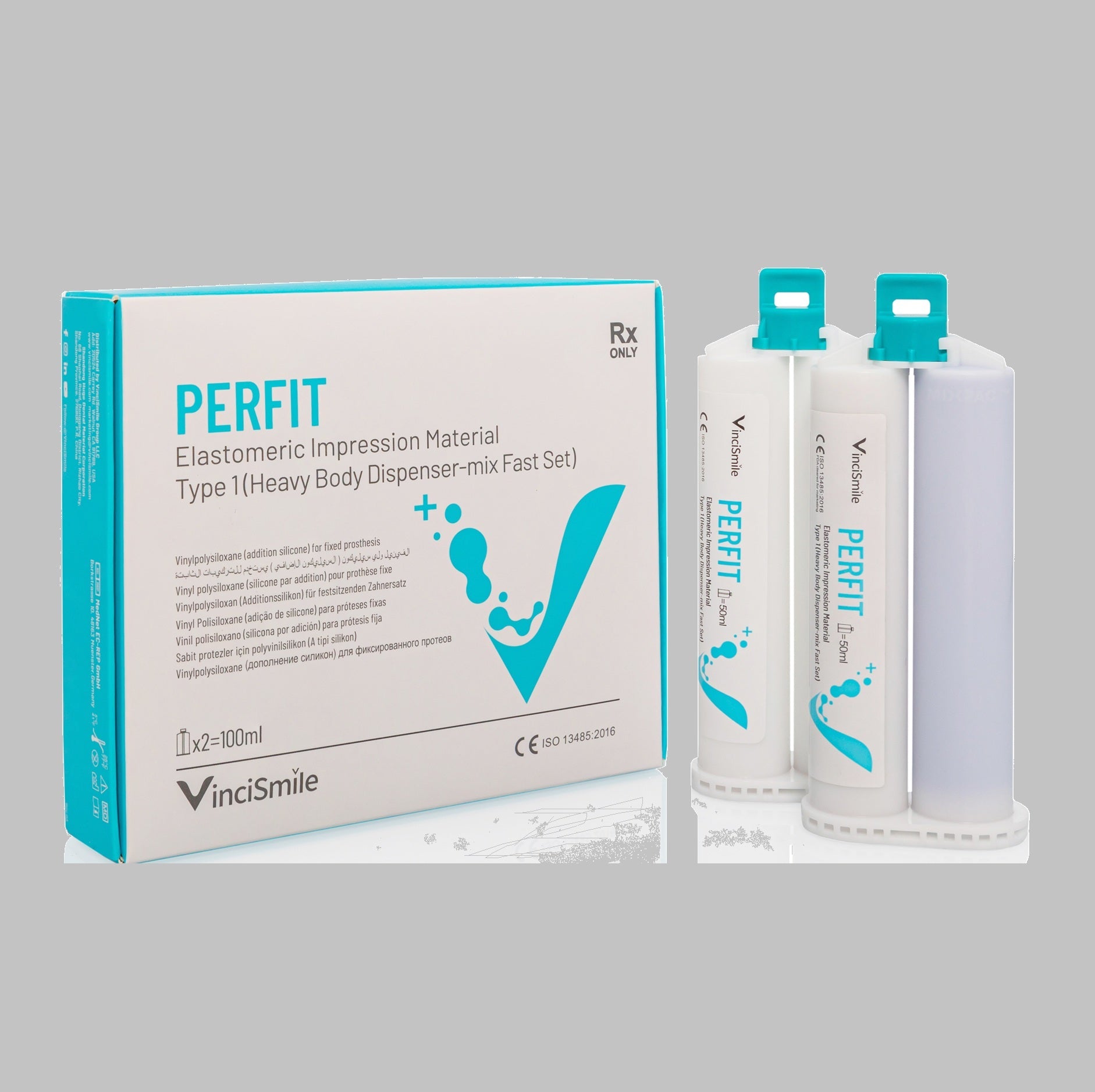 PERFIT Heavy Body (50ml Dispenser) Fast Set Impression Material PERFIT Heavy Body (50ml Dispenser) Fast Set Impression Material