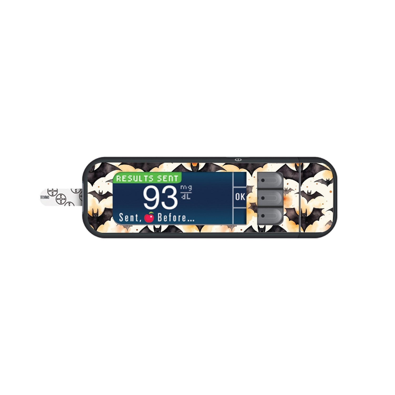 Halloween Bats for Bayer Contour Next Glucometer Halloween Bats for Bayer Contour Next Glucometer