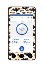 Halloween Bats Sticker for Omnipod DASH® PDM – Pump Peelz Halloween Bats Sticker for Omnipod DASH® PDM – Pump Peelz