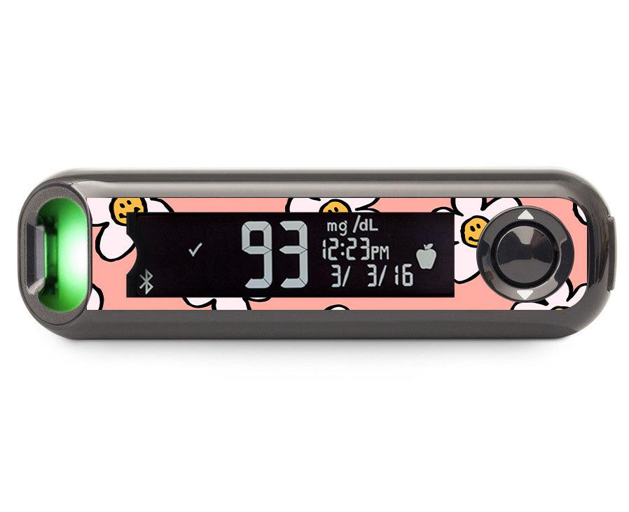 Happy Flowers Bayer Contour© Next One Glucometer Happy Flowers Bayer Contour© Next One Glucometer