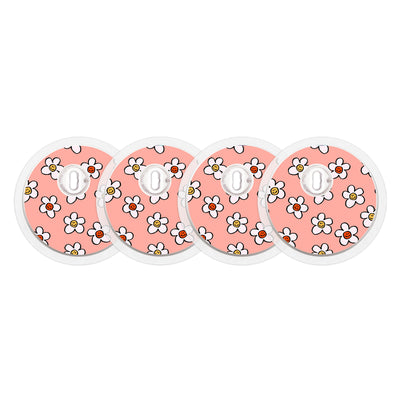 Happy Flowers Sticker Designed for the FreeStyle Libre 3 Plus & Lingo Sensor Happy Flowers Sticker Designed for the FreeStyle Libre 3 Plus & Lingo Sensor