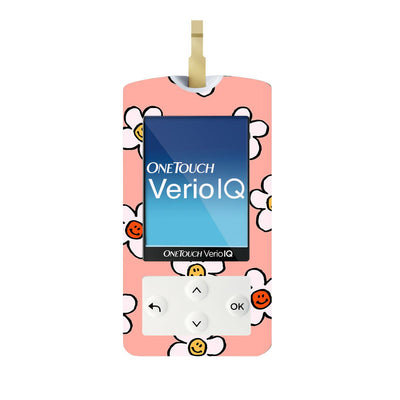 Happy Flowers for OneTouch Verio IQ Glucometer Happy Flowers for OneTouch Verio IQ Glucometer