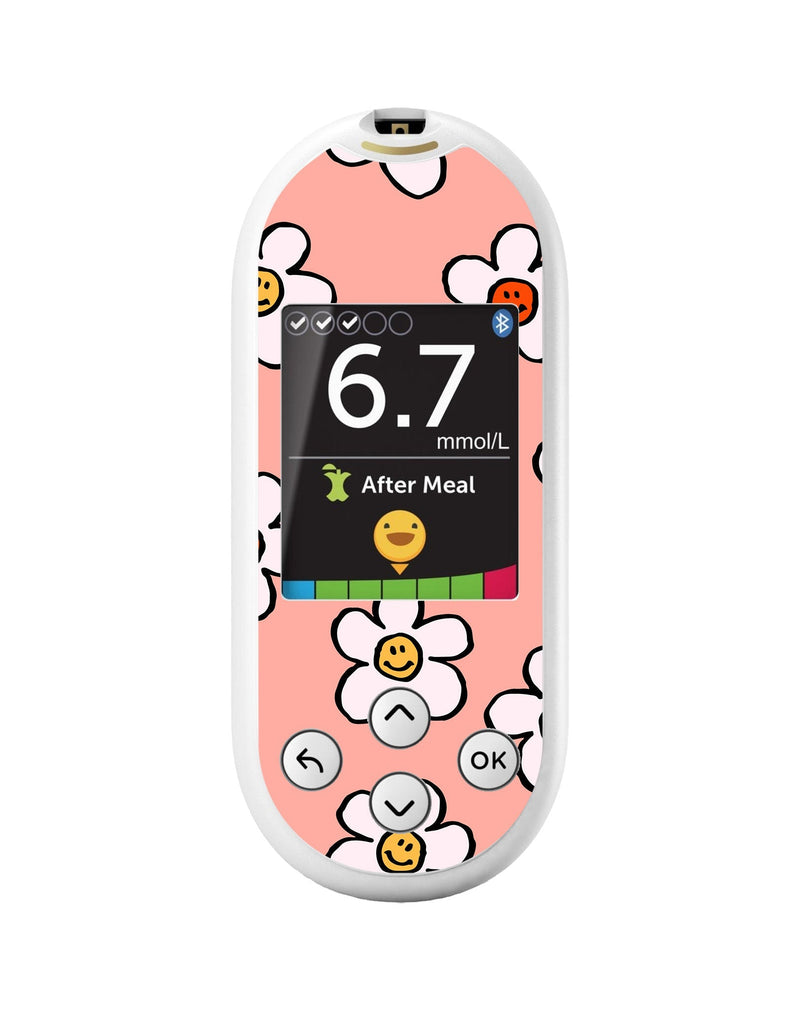 Happy Flowers for OneTouch Verio Reflect Glucometer Happy Flowers for OneTouch Verio Reflect Glucometer