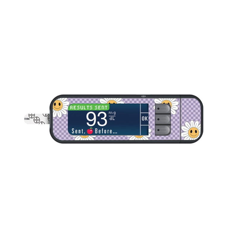 Hippie Halloween Sticker for Bayer Contour Next Glucometer Hippie Halloween Sticker for Bayer Contour Next Glucometer
