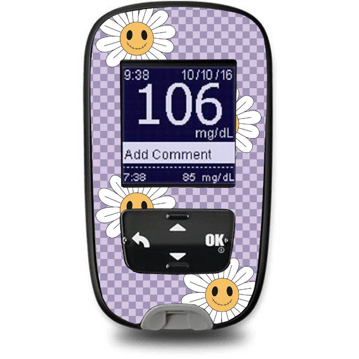 Hippie Halloween Sticker for the Accu-Chek Guide Glucometer Hippie Halloween Sticker for the Accu-Chek Guide Glucometer