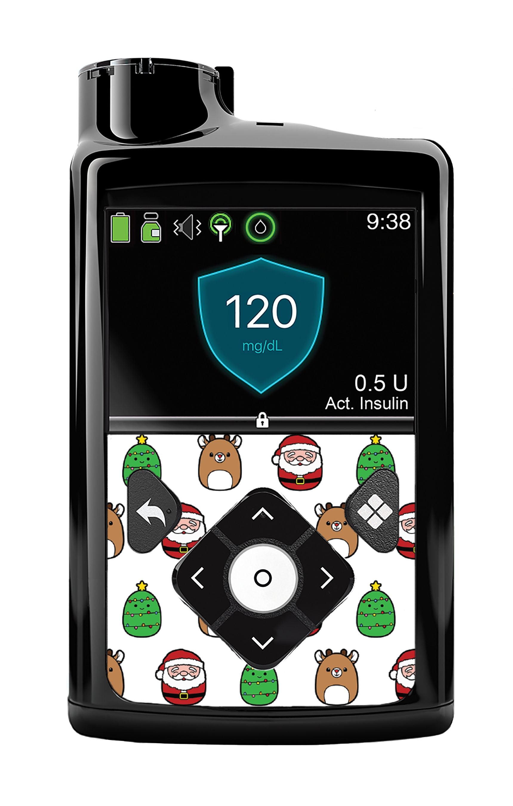 Holiday Squishies Sticker for Medtronic MiniMed 770G & 780G Holiday Squishies Sticker for Medtronic MiniMed 770G & 780G