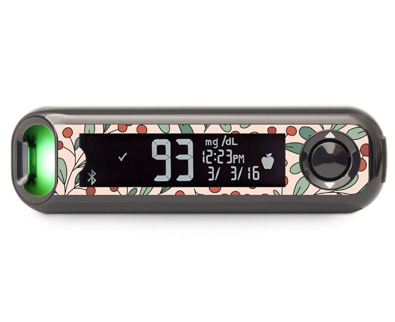Holly Berries Bayer Contour© Next One Glucometer Holly Berries Bayer Contour© Next One Glucometer