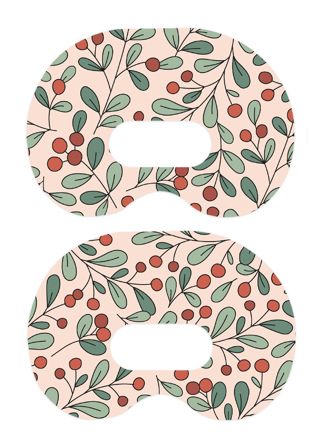 Holly Berries Medtronic Guardian Connect Patch Tape - Pump Peelz Holly Berries Medtronic Guardian Connect Patch Tape - Pump Peelz