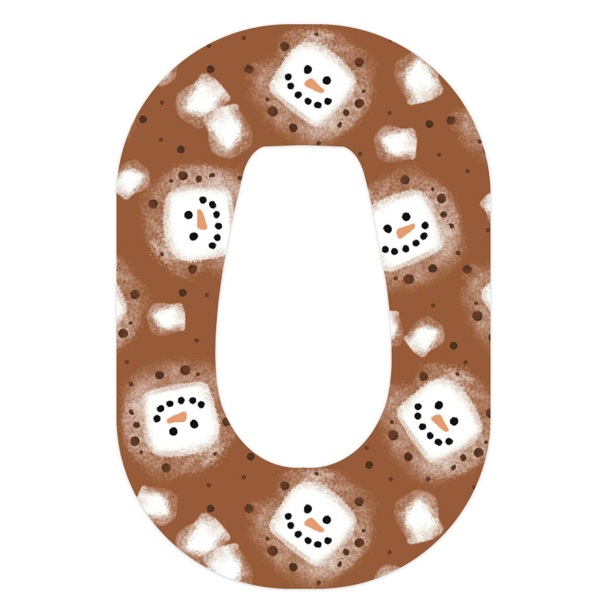 Hot Cocoa Dexcom G6 Patch Tape - Pump Peelz Hot Cocoa Dexcom G6 Patch Tape - Pump Peelz