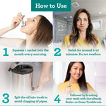 Cocomint Oil Pulling Travel Sachets with Natural Essential Oils & Vitamins Cocomint Oil Pulling Travel Sachets with Natural Essential Oils & Vitamins