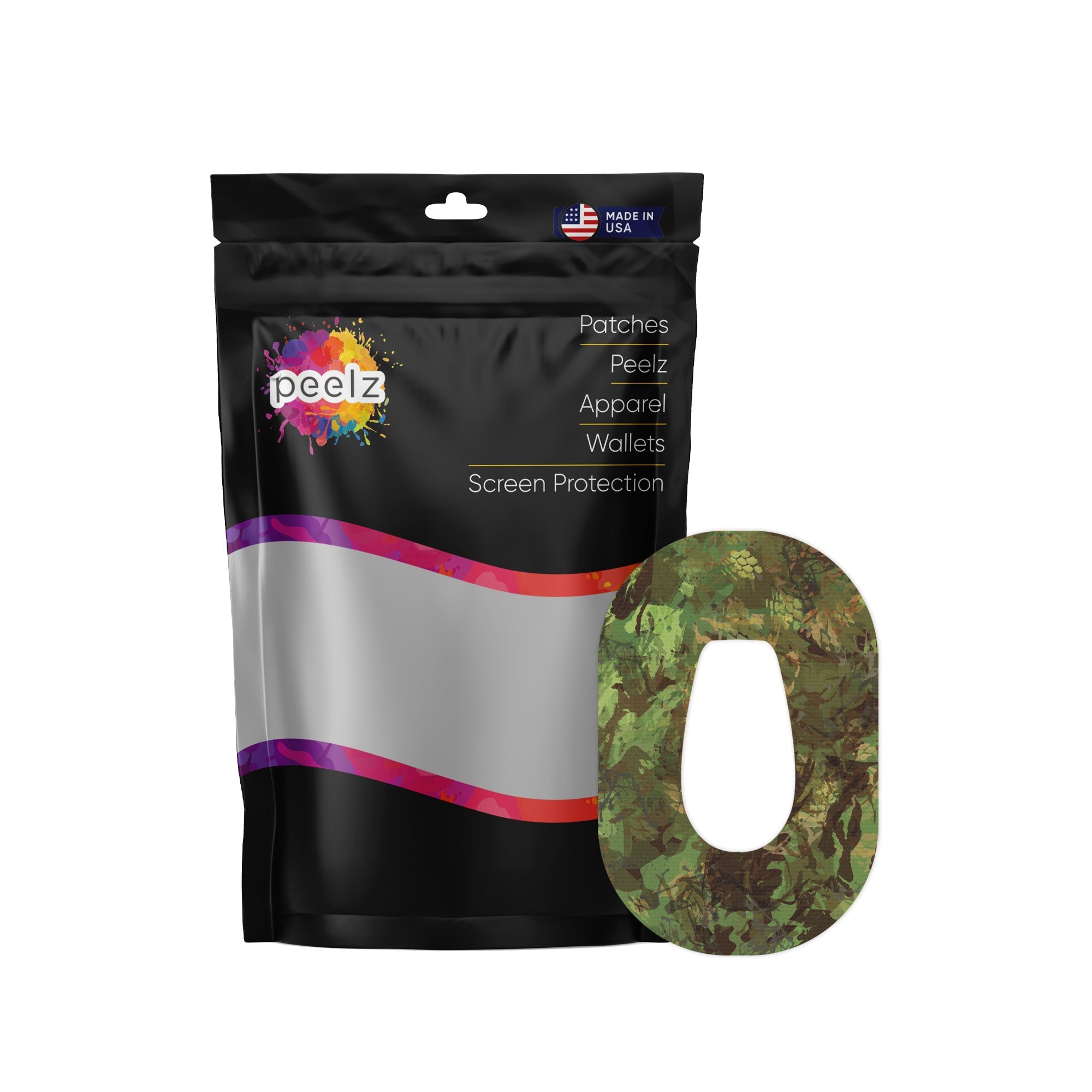 Hunting Camo Dexcom G6 Patch Tape - Pump Peelz Hunting Camo Dexcom G6 Patch Tape - Pump Peelz