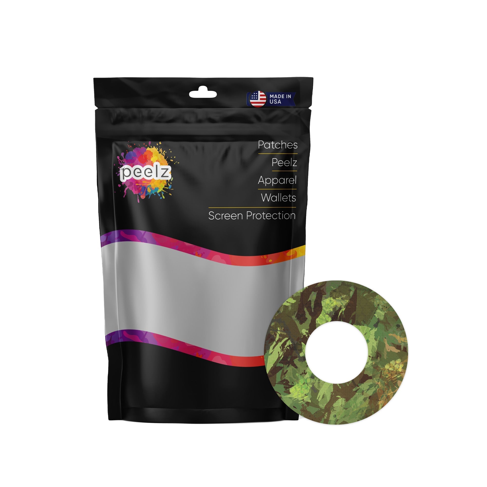 Hunting Camo Patch Tape Designed for the FreeStyle Libre 2 Hunting Camo Patch Tape Designed for the FreeStyle Libre 2