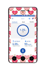 I Heart Donuts Sticker for Omnipod DASH® PDM – Pump Peelz I Heart Donuts Sticker for Omnipod DASH® PDM – Pump Peelz
