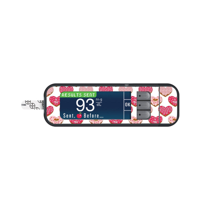 I Heart Donuts Sticker for Bayer Contour Next Glucometer I Heart Donuts Sticker for Bayer Contour Next Glucometer