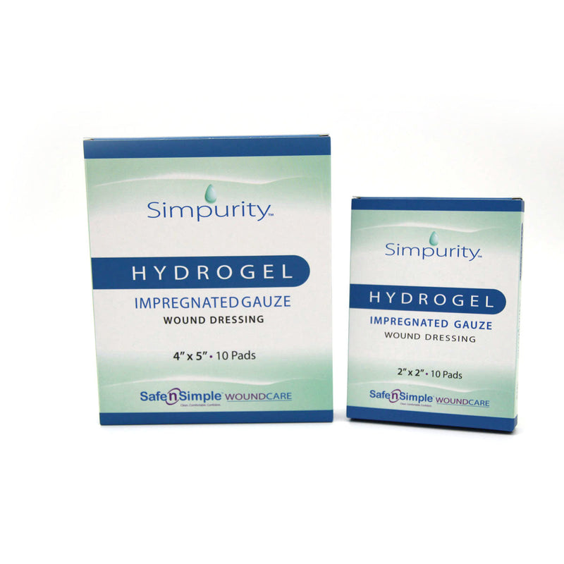 Safe N Simple Simpurity Impregnated Hydrogel Gauze Wound Dressing (80 Count) Safe N Simple Simpurity Impregnated Hydrogel Gauze Wound Dressing (80 Count)
