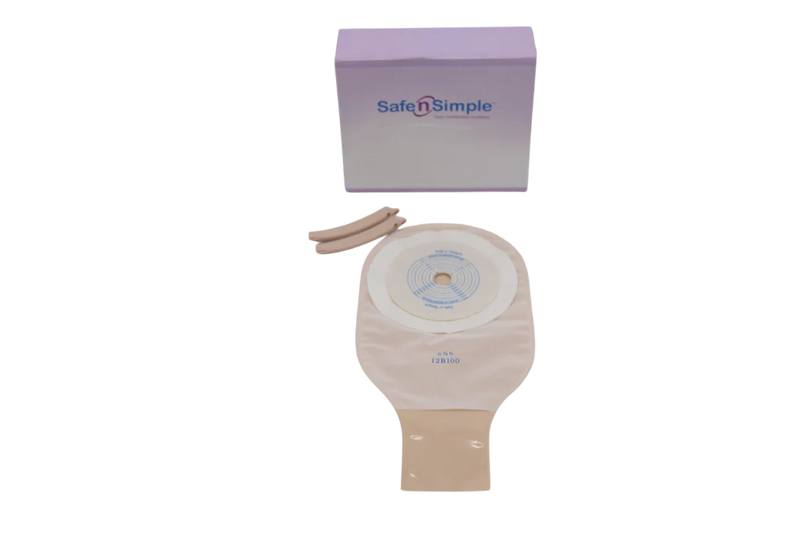 Safe N Simple Drainable Pouch, One Piece, Standard Wear, Cut-to-Fit - Opaque (80 Count) Safe N Simple Drainable Pouch, One Piece, Standard Wear, Cut-to-Fit - Opaque (80 Count)