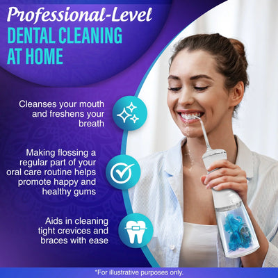 Advanced Water Flosser 3.0 with UV & 24 Aquapods Advanced Water Flosser 3.0 with UV & 24 Aquapods