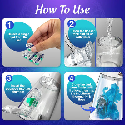 Advanced Water Flosser 3.0 with UV & 24 Aquapods Advanced Water Flosser 3.0 with UV & 24 Aquapods