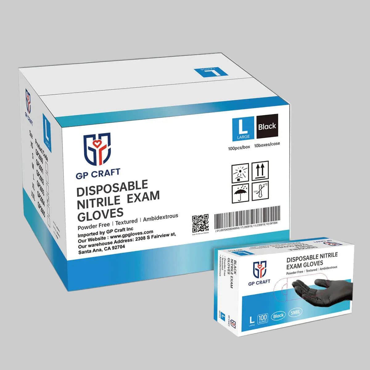 4mil Black and 4mil Pink Disposable Exam Nitrile Gloves 1,000pcs per Case 4mil Black and 4mil Pink Disposable Exam Nitrile Gloves 1,000pcs per Case