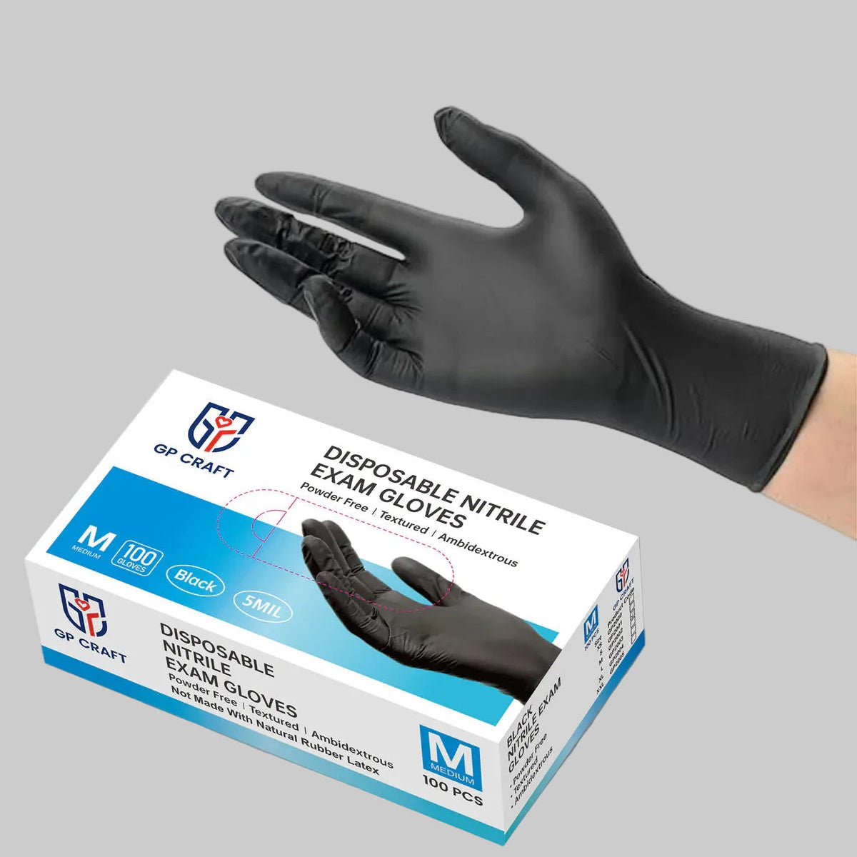4mil Black and 4mil Pink Disposable Exam Nitrile Gloves 1,000pcs per Case 4mil Black and 4mil Pink Disposable Exam Nitrile Gloves 1,000pcs per Case