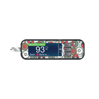 Jolly Donuts Sticker for Bayer Contour Next Glucometer Jolly Donuts Sticker for Bayer Contour Next Glucometer